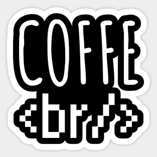 Developer coffee break Sticker